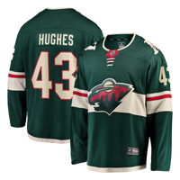 Minnesota Wild Quinn Hughes Green Home Breakaway Jersey