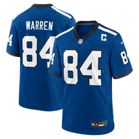 Indianapolis Colts Tyler Warren Heather Royal Alternate 2 Indiana Nights Game Jersey