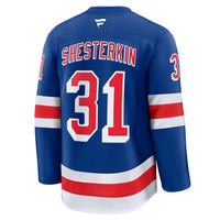 New York Rangers Igor Shesterkin Blue Home Premium Jersey