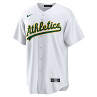 Athletics Seth Brown White Home Replica Jersey
