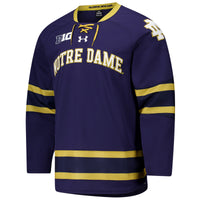 Notre Dame Fighting Irish Replica Hockey Jersey - Navy