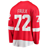 Detroit Red Wings Justin Faulk Red Home Breakaway Jersey