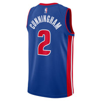 Detroit Pistons Icon Edition Swingman Jersey - Blue - Cade Cunningham