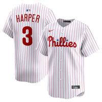 Philadelphia Phillies Bryce Harper White Home Limited Player Jersey