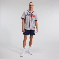 Atlanta Braves Ozzie Albies Gray Road Limited Player Jersey