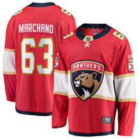 Florida Panthers Brad Marchand Red Home Breakaway Jersey