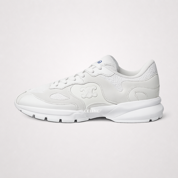 Celine Runner White sneaker, side profile view