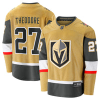 Vegas Golden Knights Shea Theodore Gold Home Breakaway Jersey