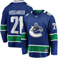 Vancouver Canucks Nils Hoglander Blue Home Premier Breakaway Player Jersey