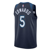 Minnesota Timberwolves Icon Edition Swingman Jersey - Navy - Anthony Edwards