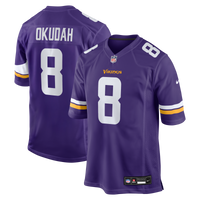 Minnesota Vikings Jeff Okudah Purple Team Game Jersey