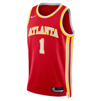 Atlanta Hawks Icon Edition Swingman Jersey - Red - Jalen Johnson