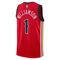 New Orleans Pelicans Statement Edition Swingman Jersey - Red - Zion Williamson