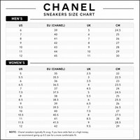 Chanel Thick-Sole Sneakers White Black - Women's