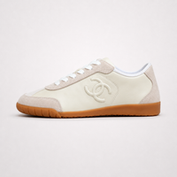 Chanel Turnlock Sneakers Ivory - Women's