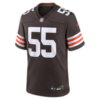 Cleveland Browns Spencer Fano Brown 2026 NFL Draft First Round Pick No. 9 Team Game Jersey