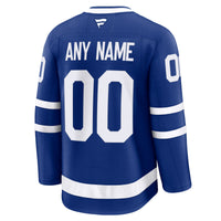 Toronto Maple Leafs Blue Home Premium Custom Jersey