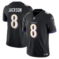 Baltimore Ravens Lamar Jackson Black Vapor F.U.S.E. Limited Jersey