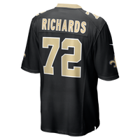 New Orleans Saints Asim Richards Black Team Game Jersey