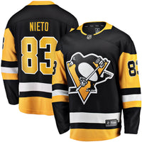 Pittsburgh Penguins Matt Nieto Black Home Breakaway Jersey