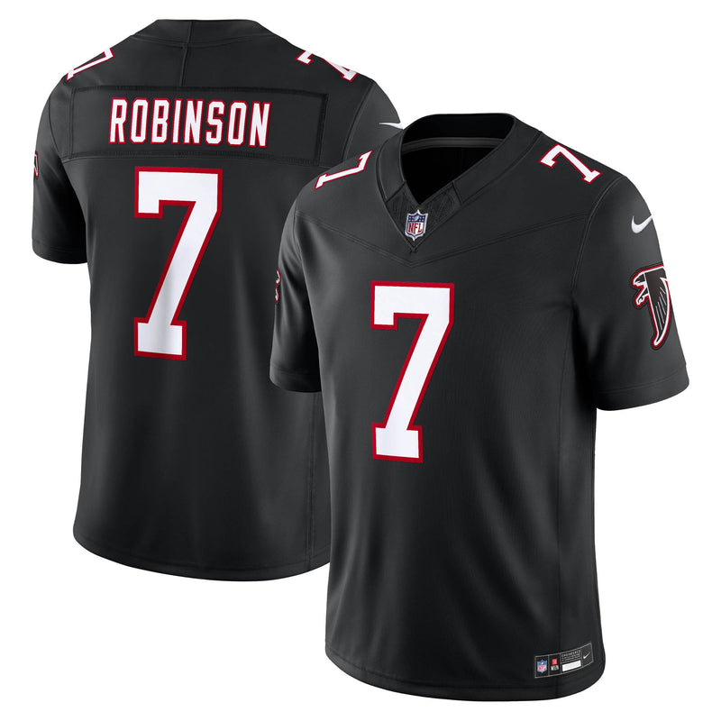 Atlanta Falcons Bijan Robinson Black Alternate Throwback Vapor F.U.S.E. Stitched Limited Jersey