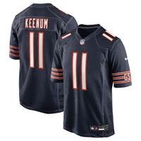 Chicago Bears Case Keenum Navy Team Game Jersey