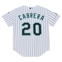 Florida Marlins Miguel Cabrera White 2003 Cooperstown Collection Authentic Jersey