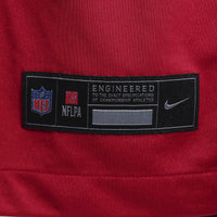 San Francisco 49ers Mac Jones Scarlet Team Game Jersey