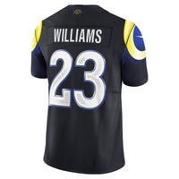Los Angeles Rams Kyren Williams Midnight Blue 2025 Rivalries Collection Stitched Limited Jersey