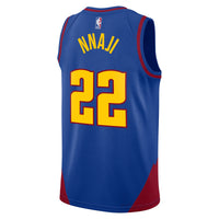 Denver Nuggets Jordan Statement Edition Swingman Jersey - Blue - Zeke Nnaji