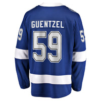 Tampa Bay Lightning Jake Guentzel Blue Home Premier Breakaway Player Jersey