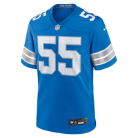Detroit Lions Derrick Barnes Blue Team Game Jersey