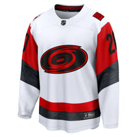 Carolina Hurricanes Sebastian Aho White Away Breakaway Jersey