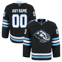 Utah Mammoth Black Home Authentic Pro Custom Jersey