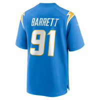 Los Angeles Chargers Nick Barrett Powder Blue Team Game Jersey