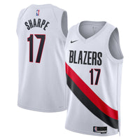 Portland Trail Blazers Replica Association Edition Swingman Jersey - White - Shaedon Sharpe