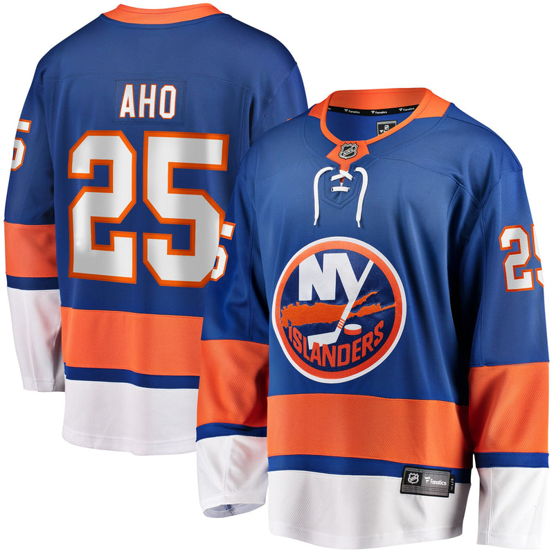New York Islanders Sebastian Aho Royal Home Breakaway Player Jersey