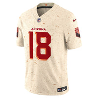 Arizona Cardinals Marvin Harrison Jr. Natural 2025 Rivalries Collection Stitched Limited Jersey