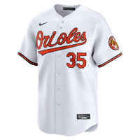 Baltimore Orioles Adley Rutschman White Home Limited Player Jersey