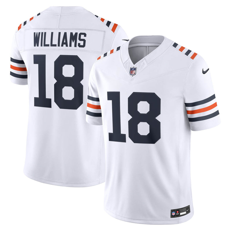 Chicago Bears Caleb Williams White Alternate Vapor F.U.S.E. Stitched Limited Jersey