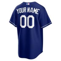 Los Angeles Dodgers Royal Alternate Replica Custom Jersey