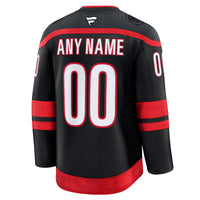 Carolina Hurricanes Black Home Premium Custom Jersey