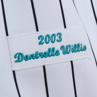 Florida Marlins Dontrelle Willis White Cooperstown Collection Authentic Jersey