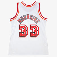 Miami Heat Alonzo Mourning 1996 Authentic Jersey - White