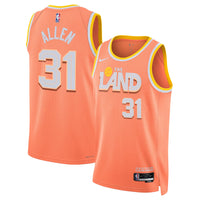 Cleveland Cavaliers 2025/26 City Edition Swingman Jersey - Orange - Jarrett Allen