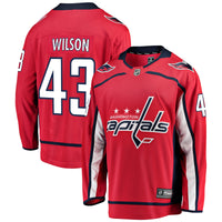 Washington Capitals Tom Wilson Red Home Breakaway Player Jersey