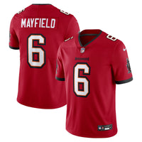 Tampa Bay Buccaneers Baker Mayfield Red Vapor Untouchable Stitched Limited Jersey