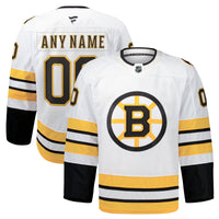 Boston Bruins White Away Authentic Pro Custom Jersey