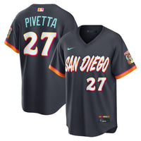 San Diego Padres Nick Pivetta Obsidian 2026 City Connect Stadium Jersey