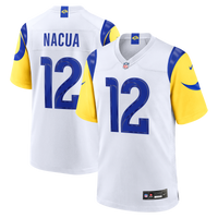 Los Angeles Rams Puka Nacua White White Game Player Jersey
